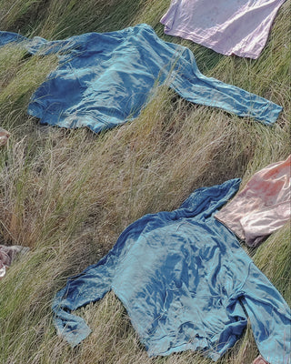 SEAWASHED CREWNECK DECKSHIRT · INDIGO-SKY