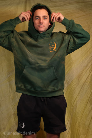 SEAWASHED DECK HOODIE · SEA GREEN