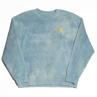 SEAWASHED CREWNECK DECKSHIRT · INDIGO-SKY