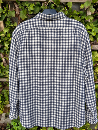 Vintage Navy Gingham Shirt
