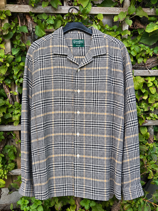 Vintage Gitman Bros. Houndstooth Plaid Shirt